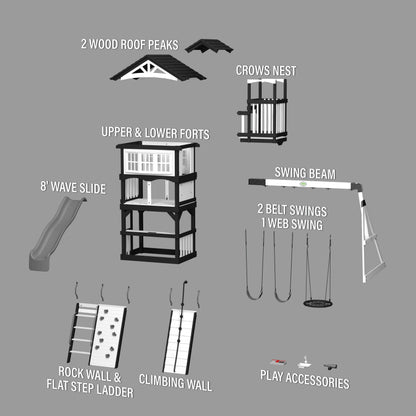 Whispering Point Swing Set