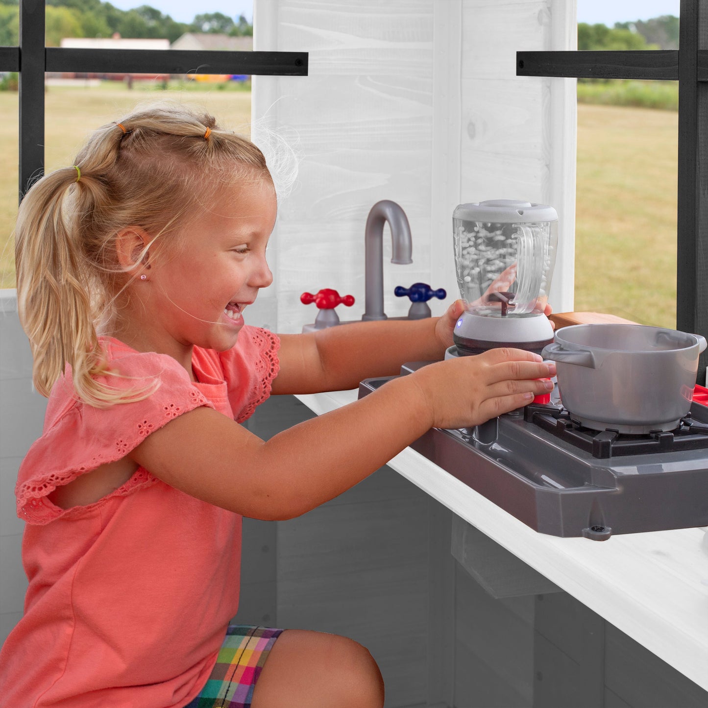 SpaVida Sweetwater Heights Elevated Playhouse by Backyard Discovery