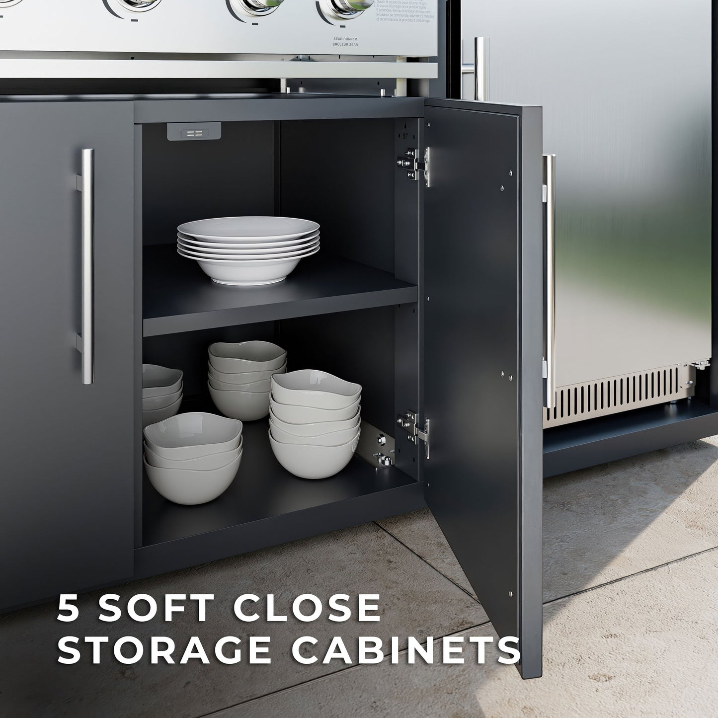 Emory 12' Galvanized Steel Outdoor Kitchen Island