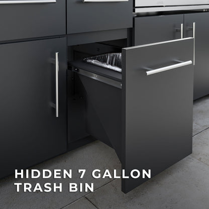 Emory 12' Galvanized Steel Outdoor Kitchen Island