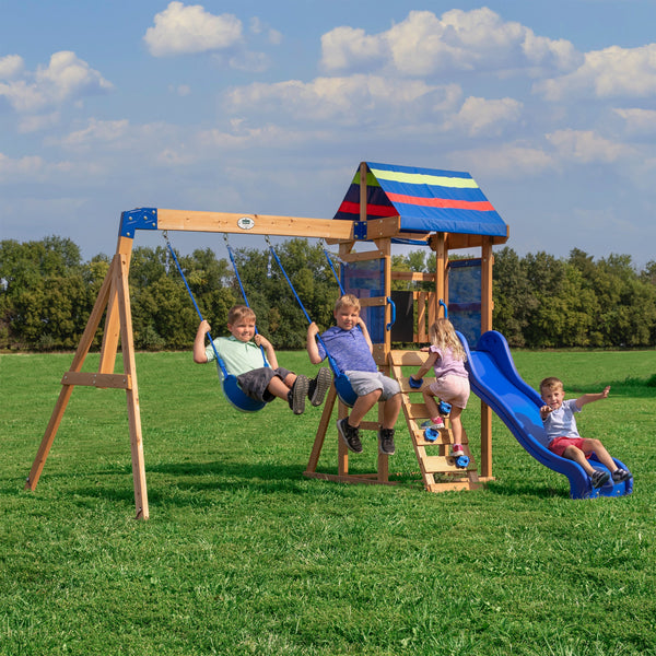 SpaVida Bay Pointe Swing Set – Backyard Discovery