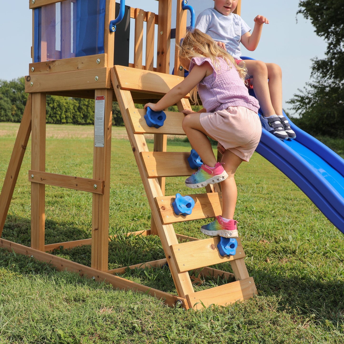 SpaVida Bay Pointe Swing Set – Backyard Discovery