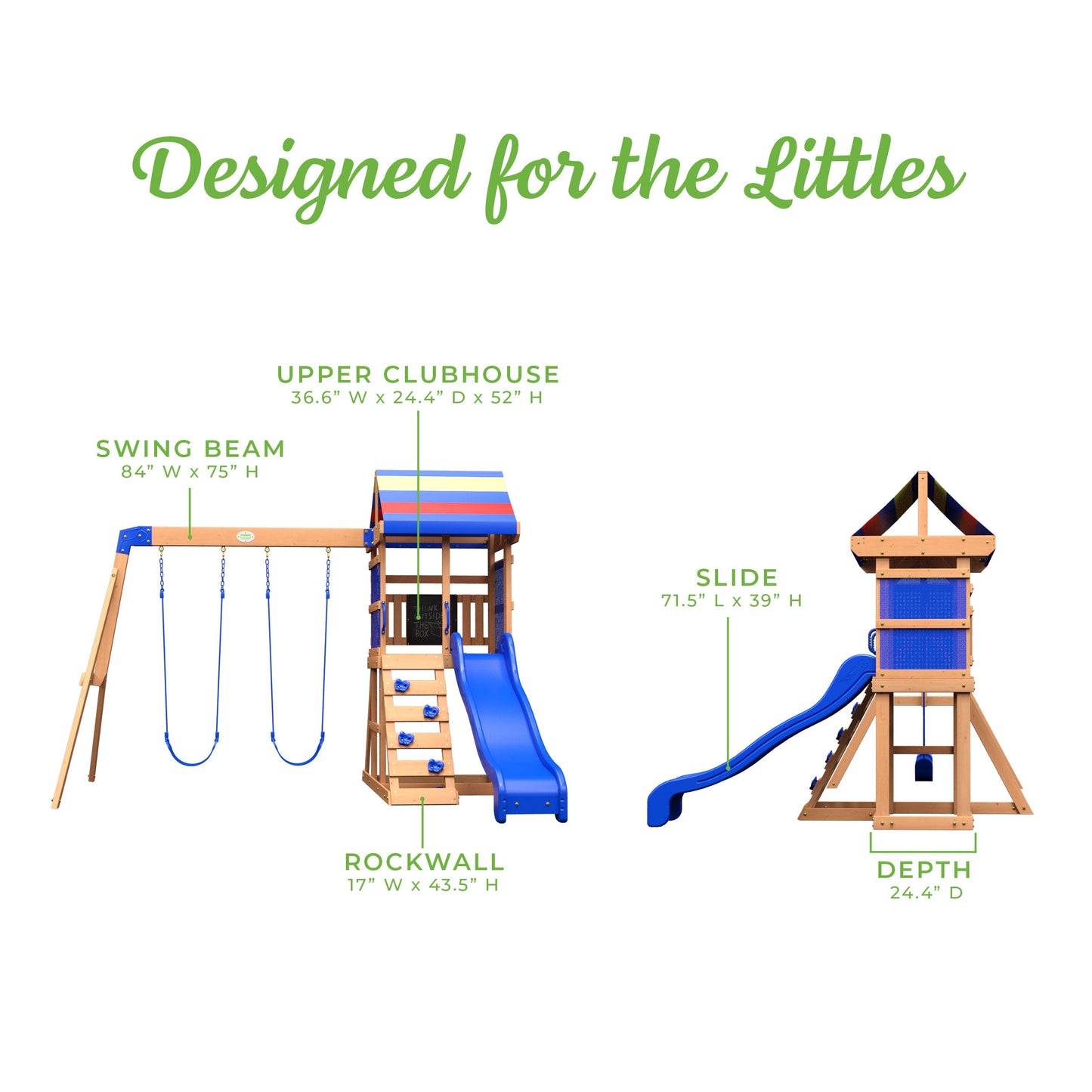 SpaVida Bay Pointe Swing Set – Backyard Discovery