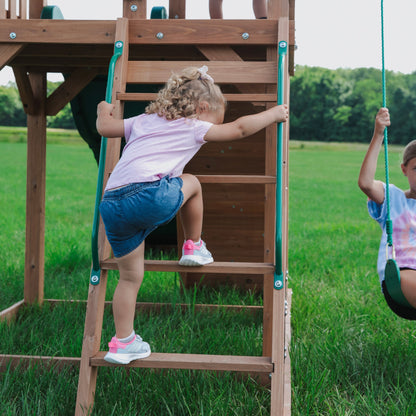 SpaVida Lightning Ridge Swing Set – Backyard Discovery