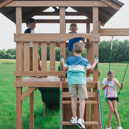 SpaVida Lightning Ridge Swing Set – Backyard Discovery