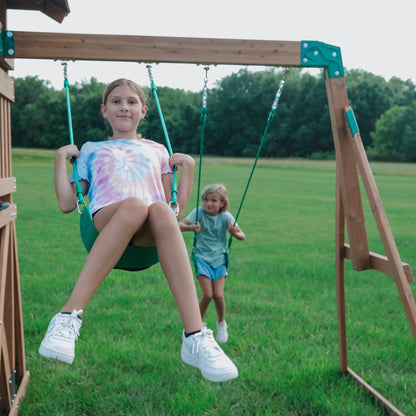 SpaVida Lightning Ridge Swing Set – Backyard Discovery
