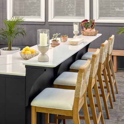 Emory Corner Outdoor Kitchen Island and Bar – Right