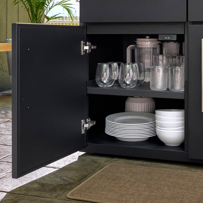 Emory Corner Outdoor Kitchen Island and Bar – Right