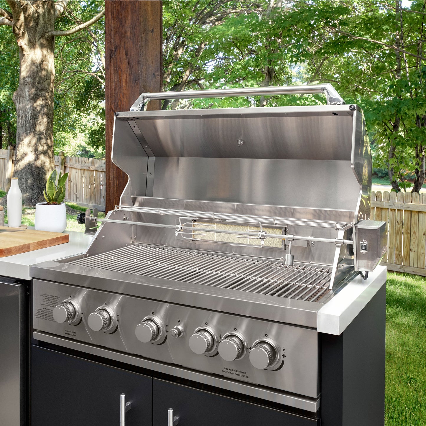 Emory Corner Outdoor Kitchen Island and Bar – Right