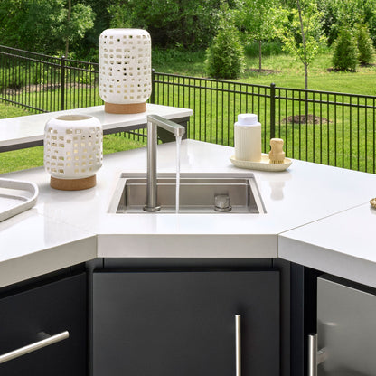 Emory Corner Outdoor Kitchen Island and Bar – Right