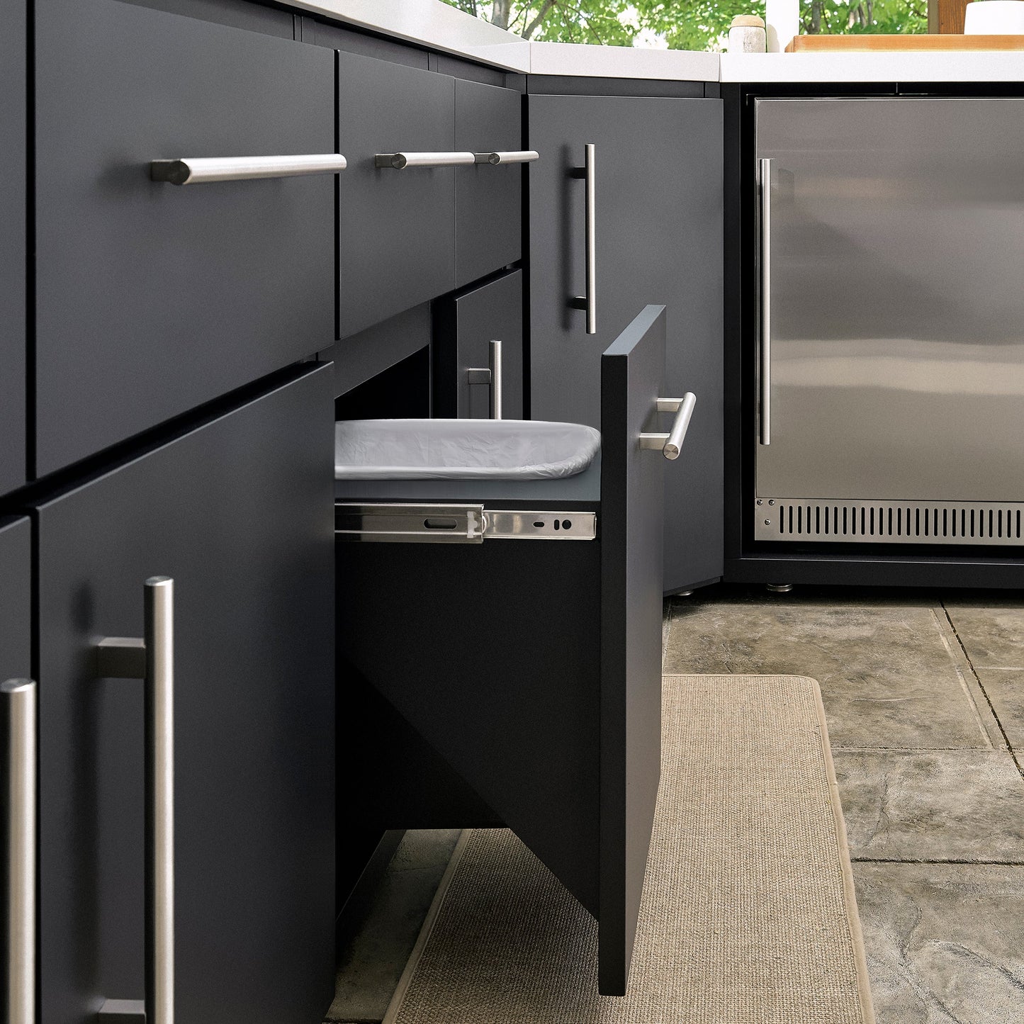 Emory Corner Outdoor Kitchen Island and Bar – Right