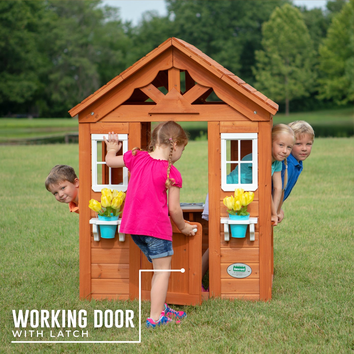 SpaVida Timberlake Playhouse by Backyard Discovery