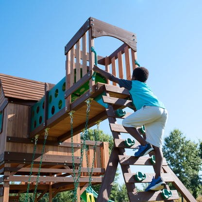 SpaVida Woodridge Elite Swing Set – Backyard Discovery