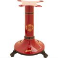 SpaVida Volano B3 Red Manual Flywheel Meat Slicer with Pedestal